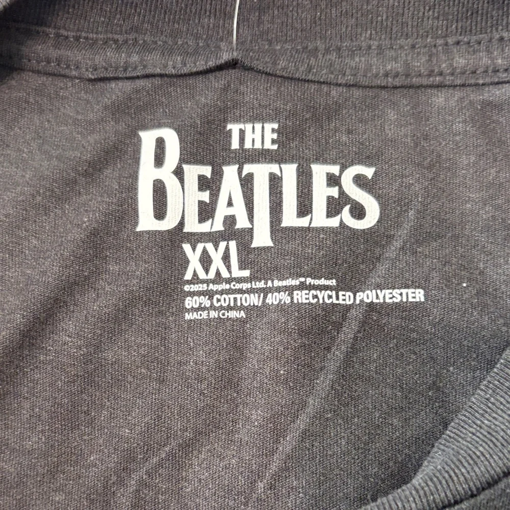 The Beatles Men’s Black Graphic Band T-Shirt short sleeve size XXL NWT - Picture 5 of 6